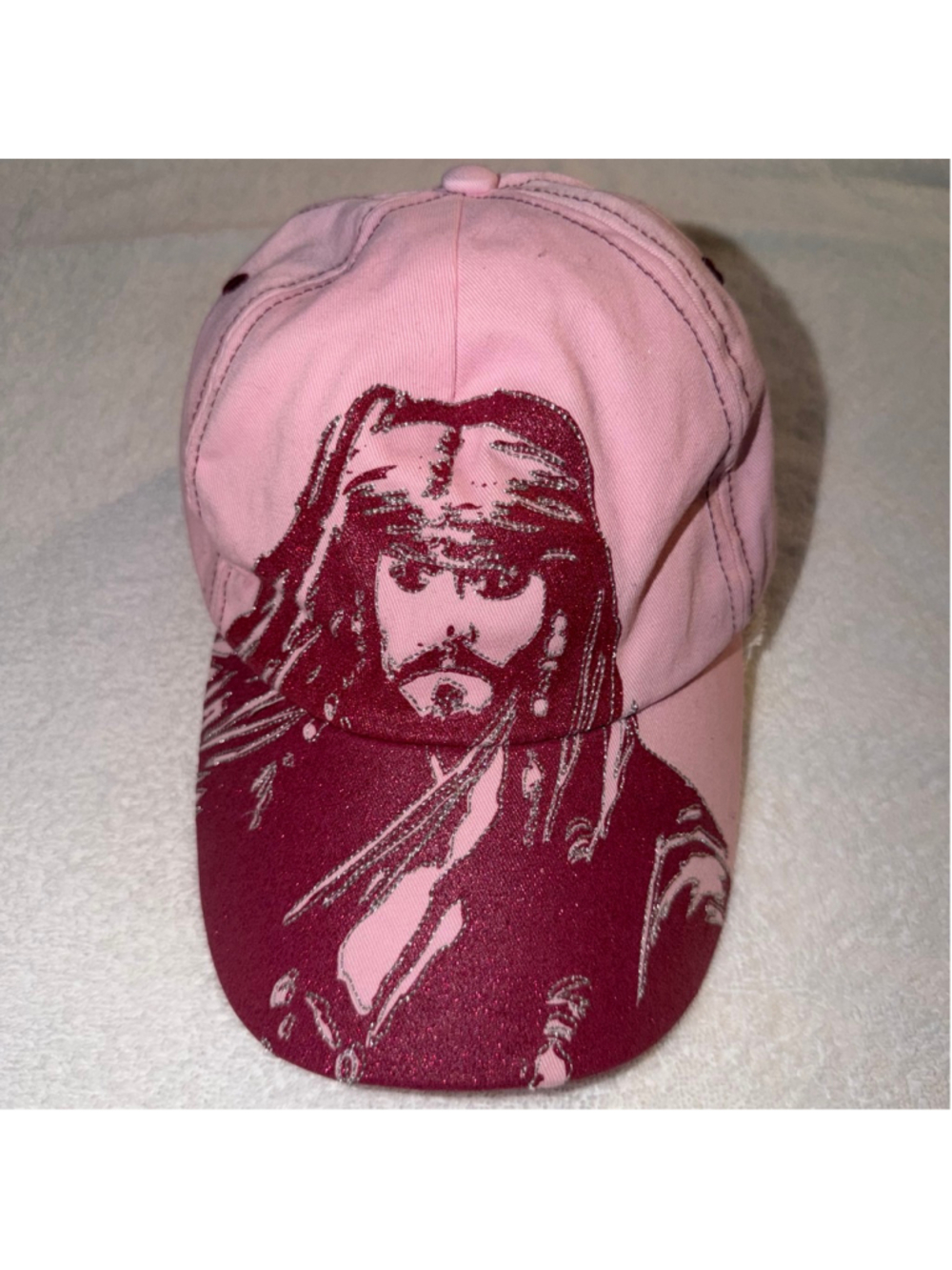NWT Vintage Disney Store Pirates of the Caribbean Jack Sparrow Baseball Hat Cap